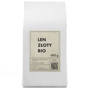 LEN ZŁOTY (SIEMIĘ LNIANE) BIO 600 g - THE PLANET (1 szt.)