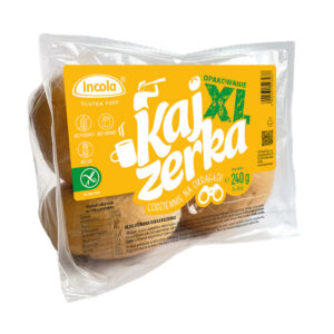 BUŁKI KAJZERKI XL BEZGLUTENOWE (4 szt.) 240 g - INCOLA (1 szt.)