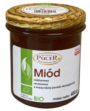 MIÓD WRZOSOWY BIO 400 g - PASIEKA PUCER (1 szt.)