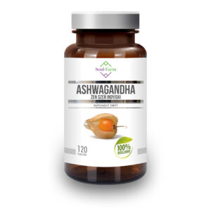 ASHWAGANDHA EKSTRAKT (500 mg) 120 KAPSUŁEK - SOUL FARM (1 szt.)