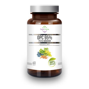 PESTKI WINOGRON EKSTRAKT 95 % OPC (450 mg) 60 KAPSUŁEK - SOUL FARM (1 szt.)