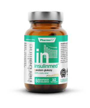 KAPSUŁKI NA POZIOM GLUKOZY (INSULINMED) BEZGLUTENOWE 60 szt. - PHARMOVIT (HERBALLINE) (1 szt.)