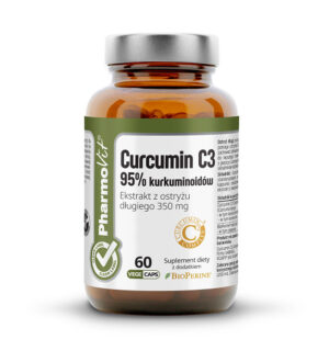 KURKUMINA (350 mg) BEZGLUTENOWA 60 KAPSUŁEK - PHARMOVIT (CLEAN LABEL) (1 szt.)