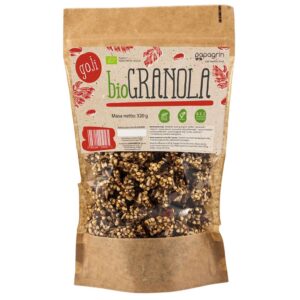GRANOLA Z GOJI BEZ DODATKU CUKRÓW BEZGLUTENOWA BIO 320 g - PAPAGRIN (1 szt.)