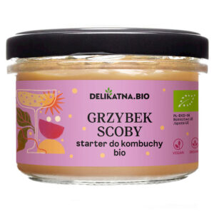 GRZYBEK SCOBY STARTER DO KOMBUCHY BIO 150 g - DELIKATNA (2 szt.)