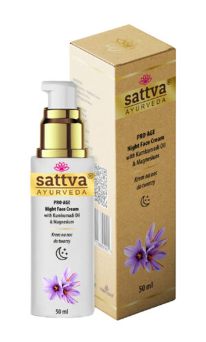 KREM DO TWARZY PRO-AGE NA NOC 50 ml - SATTVA (AYURVEDA) (1 szt.)