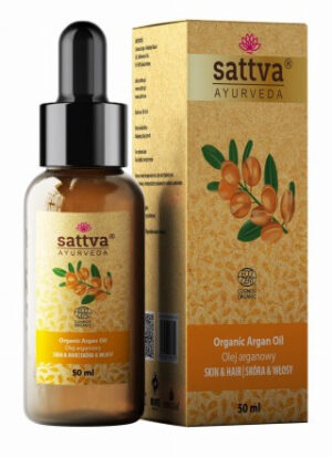 OLEJ DO CIAŁA I WŁOSÓW ARGANOWY ECO 50 ml - SATTVA (AYURVEDA) (1 szt.)