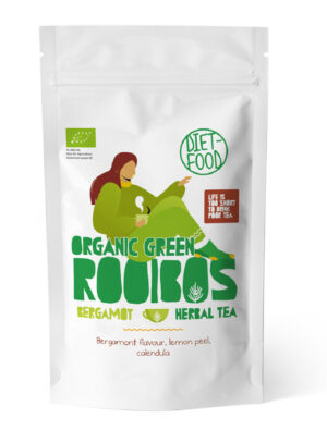 HERBATKA ROOIBOS ZIELONY BERGAMOTKA BIO 100 g - DIET-FOOD (2 szt.)
