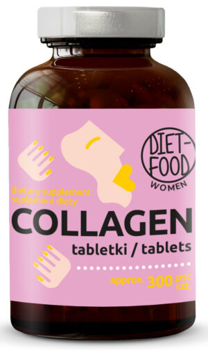 KOLAGEN WOŁOWY (400 mg) 300 TABLETEK - DIET-FOOD (1 szt.)