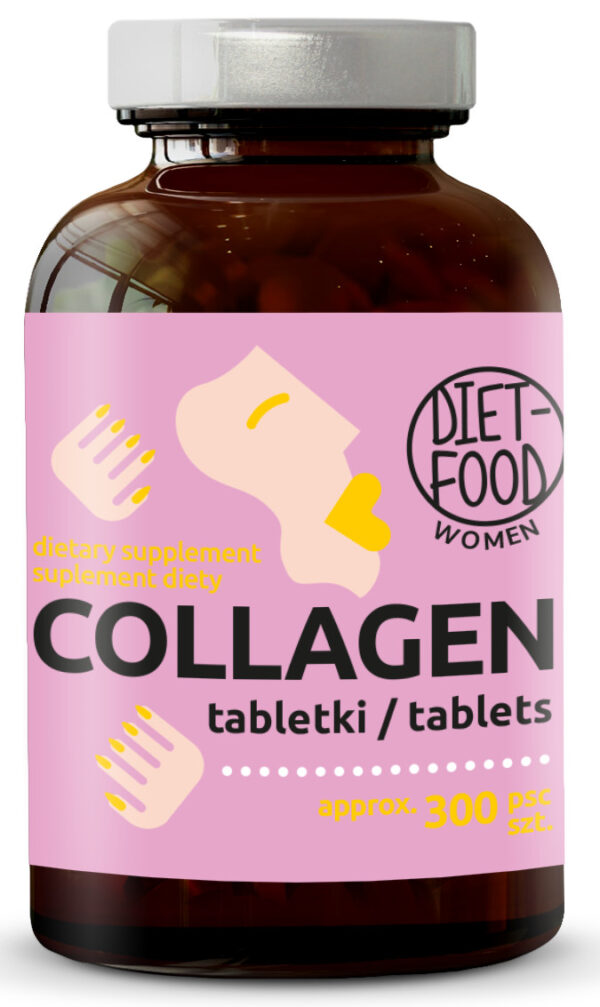 KOLAGEN (400 mg) 300 TABLETEK - DIET-FOOD (1 szt.)
