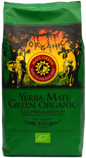 YERBA MATE GREEN MAS GUARANA BIO 400 g - ORGANIC MATE GREEN (1 szt.)