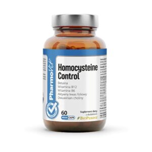 KAPSUŁKI NA METABOLIZM HOMOCYSTEINY (HOMOCYSTEINE CONTROL) BEZGLUTENOWE 60 szt. - PHARMOVIT (CLEAN LABEL) (1 szt.)