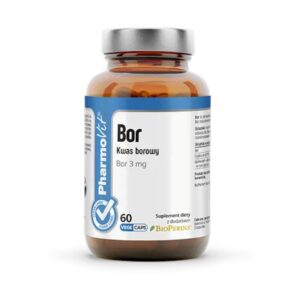 KWAS BOROWY (3 mg) BEZGLUTENOWY 60 KAPSUŁEK - PHARMOVIT (CLEAN LABEL) (1 szt.)
