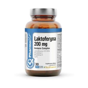 KAPSUŁKI NA UKŁAD ODPORNOŚCIOWY (LAKTOFERYNA IMMUNO COMPLEX) BEZGLUTENOWE 30 szt. - PHARMOVIT (CLEAN LABEL) (1 szt.)