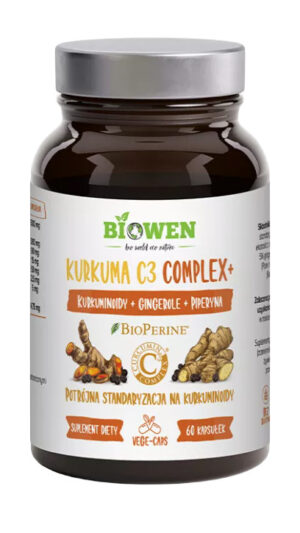 KURKUMA C3 COMPLEX+ BEZGLUTENOWA 60 KAPSUŁEK - BIOWEN (1 szt.)