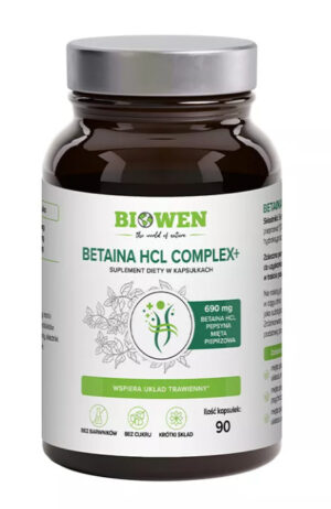 BETAINA HCL COMPLEX 90 KAPSUŁEK - BIOWEN (1 szt.)