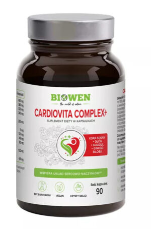 KAPSUŁKI NA WSPARCIE PRACY SERCA CARDIOVITA COMPLEX+ 90 szt. - BIOWEN (1 szt.)
