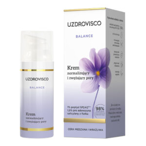 KREM DO TWARZY NORMALIZUJĄCY I ZWĘŻAJĄCY PORY 50 ml - UZDROVISCO (BALANCE) (1 szt.)