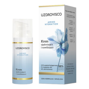KREM DO TWARZY UJĘDRNAJĄCO - NAWILŻAJĄCY 50 ml - UZDROVISCO (AMINO HYDRATION) (1 szt.)