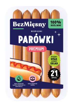 BEZMIĘSNE PARÓWKI PREMIUM 160 g - BEZMIĘSNY (2 szt.)