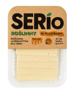 ROŚLINNA ALTERNATYWA SERA PLASTRY 100 g - SERIO (2 szt.)