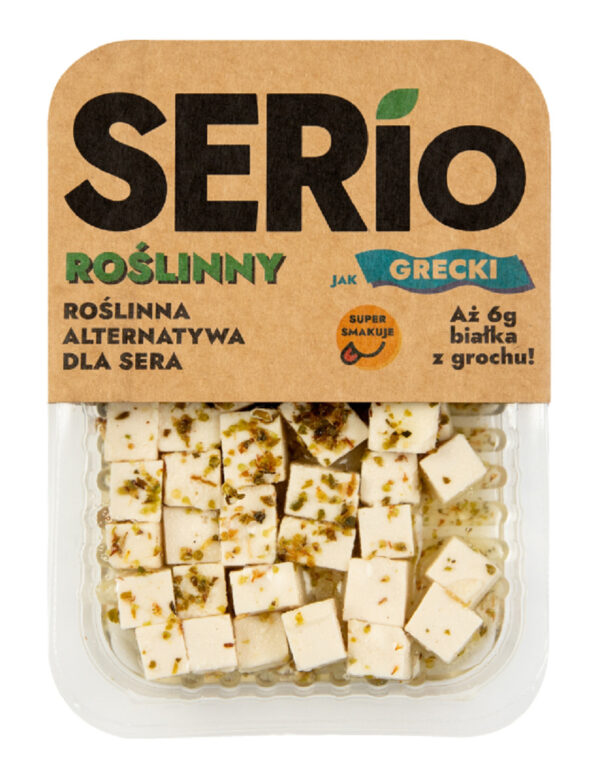 ROŚLINNA ALTERNATYWA SERA JAK GRECKI" 150 g - SERIO (2 szt.)"
