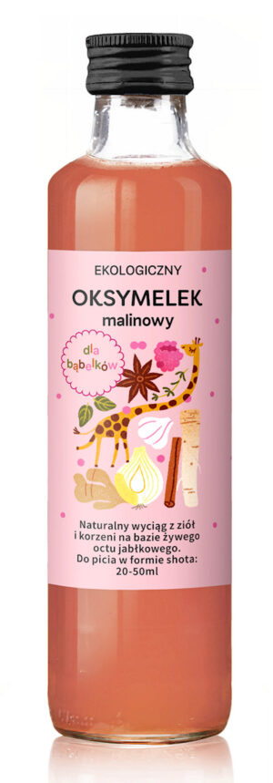 OKSYMELEK MALINOWY DLA BĄBELKÓW BIO 250 ml - DELIKATNA (1 szt.)