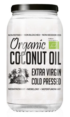 OLEJ KOKOSOWY VIRGIN BIO 1 L - DIET-FOOD (1 szt.)