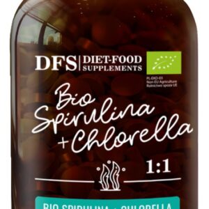 CHLORELLA + SPIRULINA BIO 375 TABLETEK - DIET-FOOD (1 szt.)