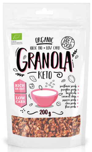 GRANOLA KETO BIO 200 g - DIET-FOOD (2 szt.)