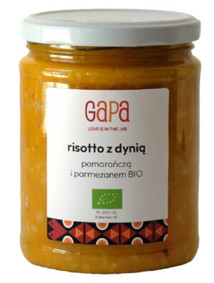 RISOTTO Z DYNIĄ, POMARAŃCZĄ I PARMEZANEM BIO 450 g - GAPA (1 szt.)