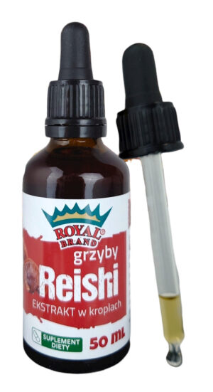 GRZYBY REISHI EKSTRAKT W KROPLACH 50 ml - ROYAL BRAND (1 szt.)