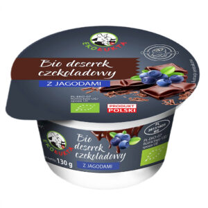 DESER CZEKOLADOWY Z JAGODAMI BIO 130 g - EKO ŁUKTA (1 szt.)