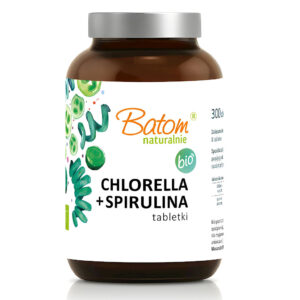 CHLORELLA + SPIRULINA BIO 240 TABLETEK - BATOM (1 szt.)