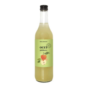 OCET JABŁKOWY 4 % NIEFILTROWANY  BIO 500 ml - DELIKATNA (2 szt.)