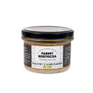 PASZTET DROBIOWO - WIEPRZOWY BIO 180 g (SŁOIK) - FARMY ROZTOCZA (2 szt.)