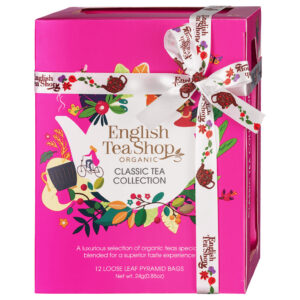 KOLEKCJA HERBAT I HERBATEK KLASYCZNYCH BIO PIRAMIDKI (CLASSIC – 12 SMAKÓW) (12 x 2 g) 24 g - ENGLISH TEA SHOP ORGANIC (1 szt.)