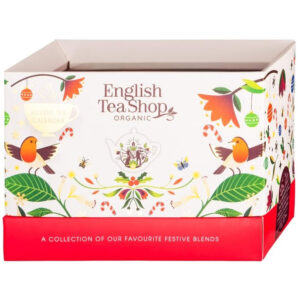 KALENDARZ ADWENTOWY (HERBATY I HERBATKI) BIO (LUXURY – 13 SMAKÓW) (25 x 1,78 g) 44,5 g - ENGLISH TEA SHOP ORGANIC (PRODUKT SEZONOWY) (1 szt.)