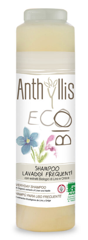 SZAMPON DO WŁOSÓW Z EKSTRAKTEM Z LNU I POKRZYWY DO CODZIENNEGO STOSOWANIA ECO 250 ml - ANTHYLLIS (1 szt.)