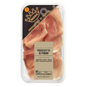 SZYNKA PARMEŃSKA DOJRZEWAJĄCA (PROSCIUTTO DI PARMA) PLASTRY BEZGLUTENOWA BIO 70 g - PRIMAVERA (1 szt.)