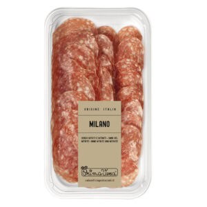 SALAMI MILANO DOJRZEWAJĄCE PLASTRY BEZGLUTENOWE BIO 70 g - PRIMAVERA (1 szt.)