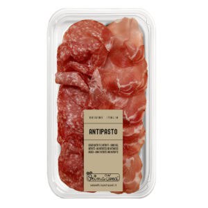 ANTIPASTI BIS: SCHAB LONZINO, SALAMI MILANO BEZGLUTENOWE BIO 70 g - PRIMAVERA (1 szt.)