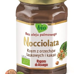 KREM Z ORZECHÓW LASKOWYCH I KAKAO BEZGLUTENOWY BIO 250 g - RIGONI DI ASIAGO (NOCCIOLATA) (2 szt.)