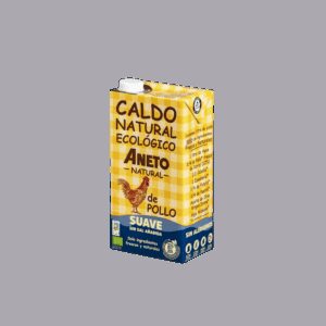BULION Z KURCZAKA BEZ DODATKU SOLI W PŁYNIE BEZGLUTENOWY BIO 1 L - ANETO NATURAL (1 szt.)