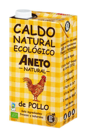 BULION DROBIOWY W PŁYNIE BEZGLUTENOWY BIO 1 L - ANETO NATURAL (1 szt.)