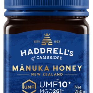 MIÓD MANUKA UMF 10+ MGO 261+ 250 g - HADDRELL'S OF CAMBRIDGE (1 szt.)