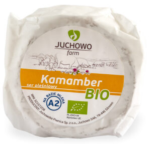 SER PLEŚNIOWY KAMAMBER Z MLEKA A2 BIO (około 0,20 kg) - JUCHOWO (NA ZAMÓWIENIE)