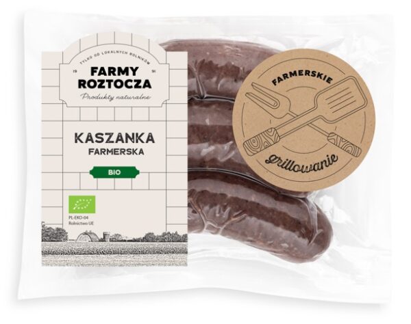 KASZANKA NA GRILLA BIO (około 0,30 kg) - FARMY ROZTOCZA (NA ZAMÓWIENIE - PRODUKT SEZONOWY)