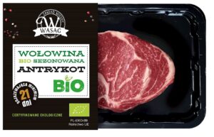 ANTRYKOT WOŁOWY SEZONOWANY BIO (około 0,25 kg) - WASĄG (NA ZAMÓWIENIE)