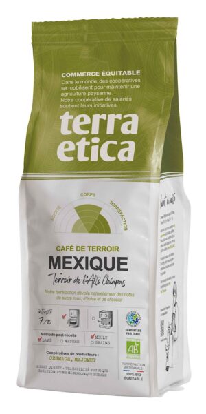 KAWA MIELONA ARABICA 100 % MEKSYK FAIR TRADE BIO 250 g - TERRA ETICA (1 szt.)